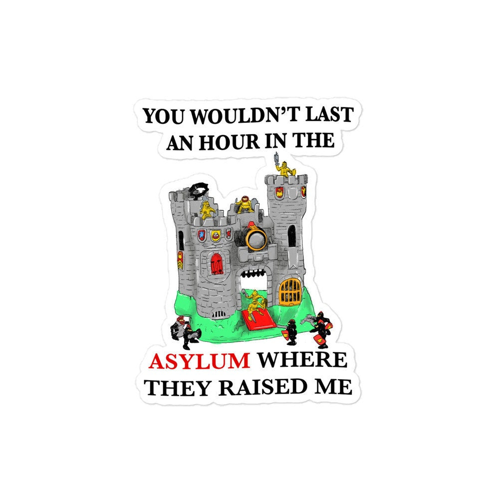 Asylum Bubble-free stickers