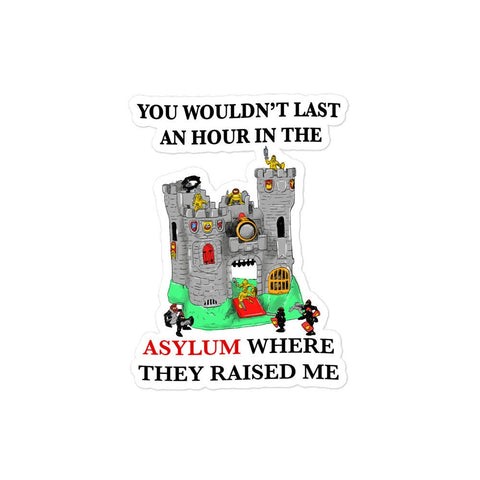 Asylum Bubble-free stickers