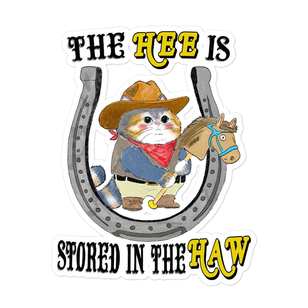 Hee Haw Bubble-free stickers
