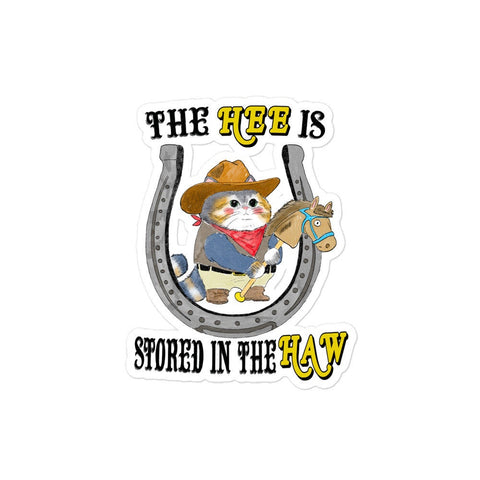 Hee Haw Bubble-free stickers