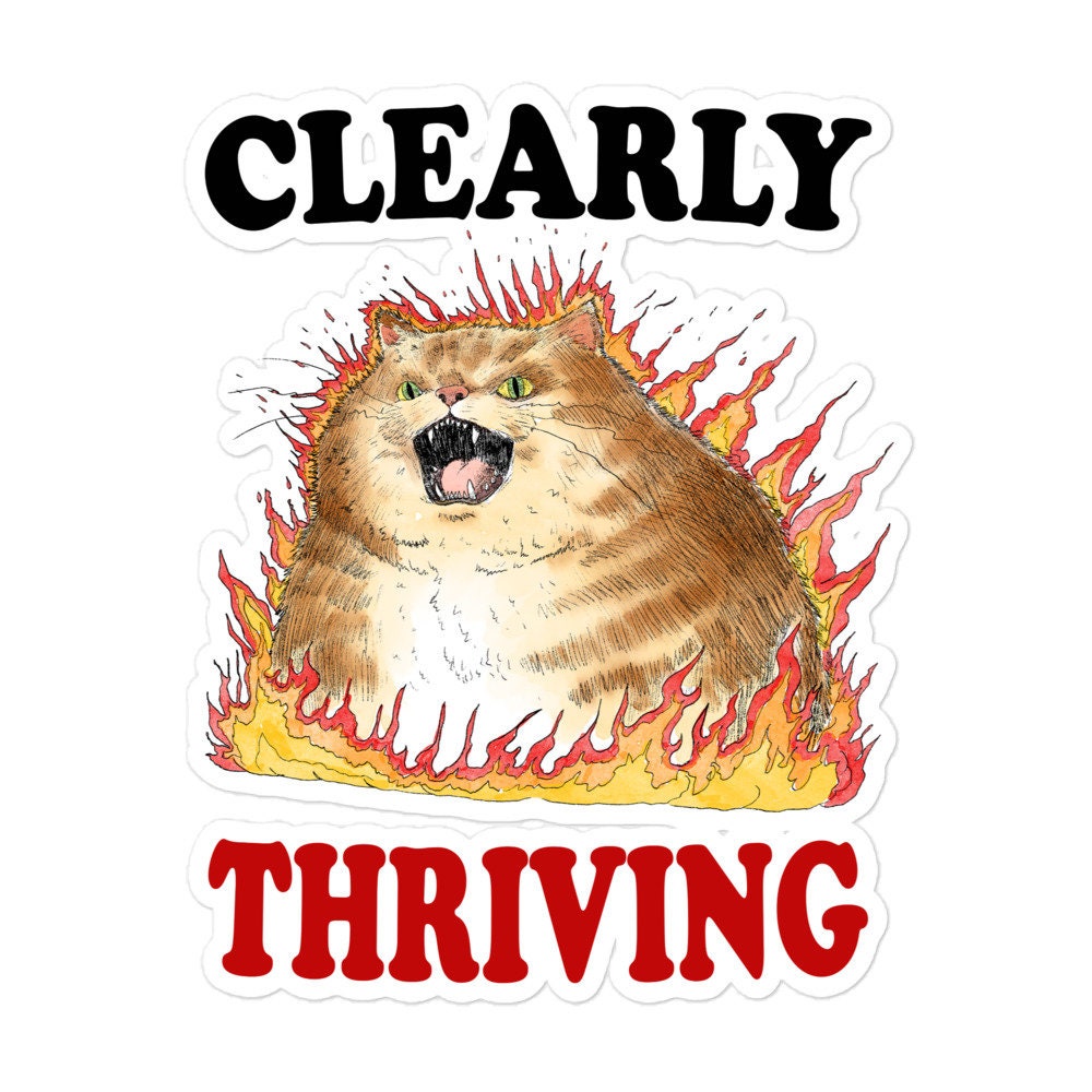 Thriving Bubble-free stickers