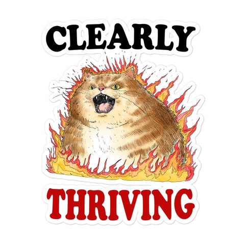 Thriving Bubble-free stickers