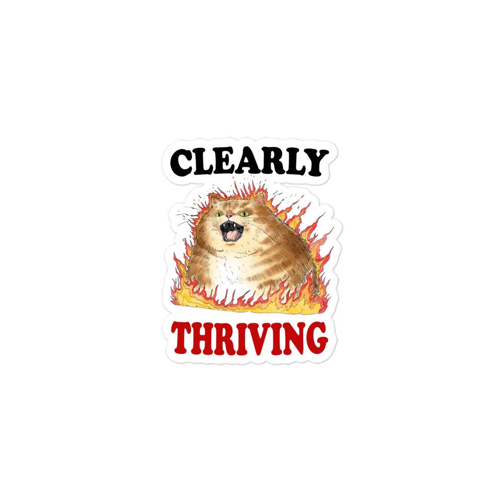 Thriving Bubble-free stickers