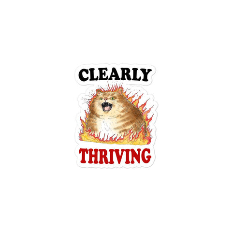Thriving Bubble-free stickers