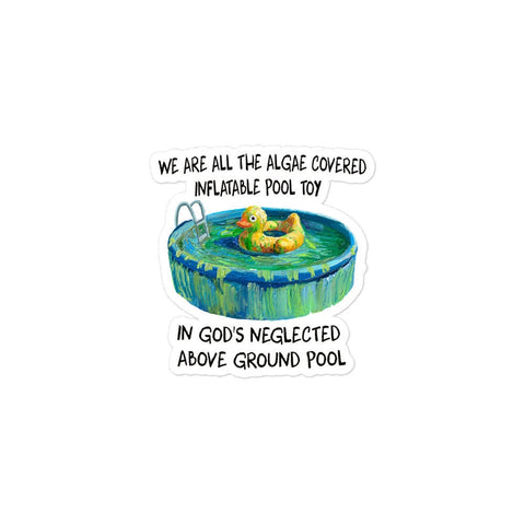 Pool Toy Bubble-free stickers