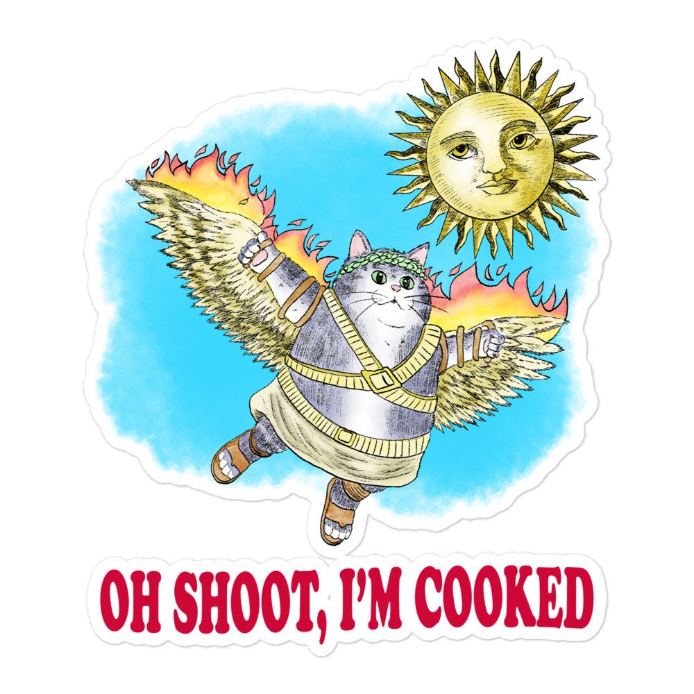 Cooked Bubble-free stickers