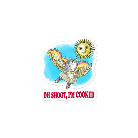 Cooked Bubble-free stickers