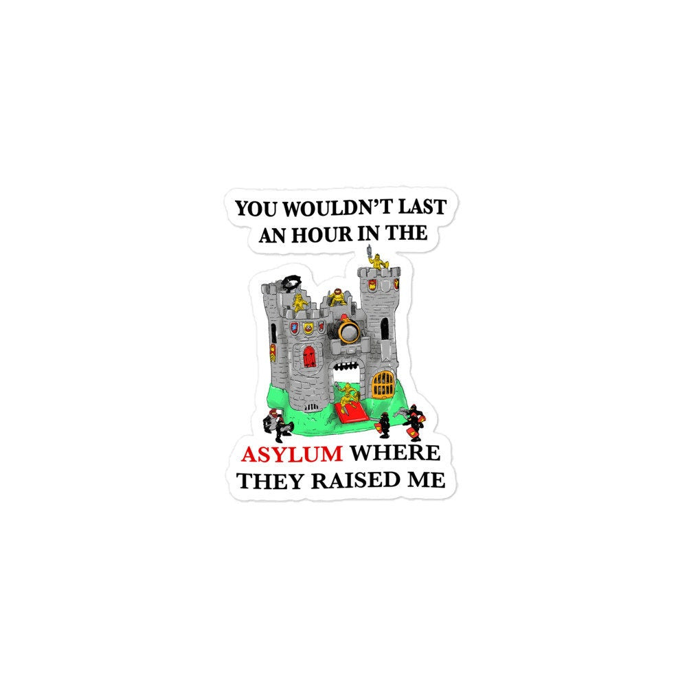 Asylum Bubble-free stickers