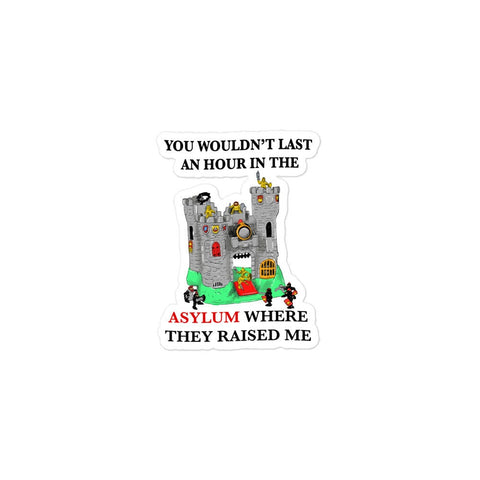 Asylum Bubble-free stickers
