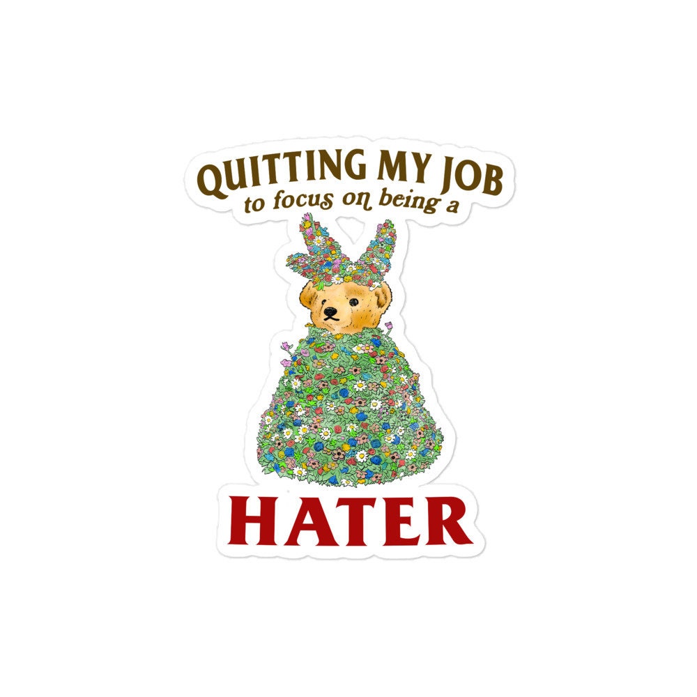 Hater Bubble-free stickers