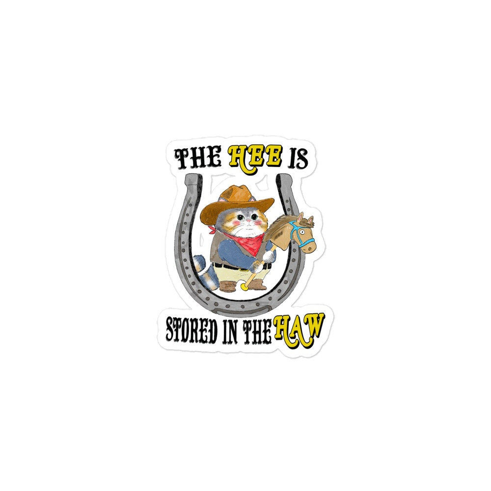 Hee Haw Bubble-free stickers