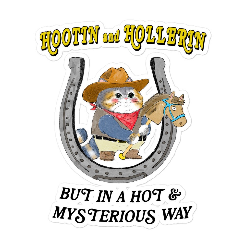 Hootin n Hollerin Bubble-free stickers
