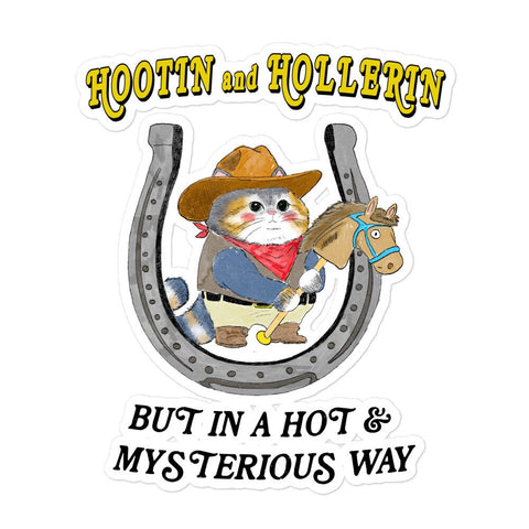 Hootin n Hollerin Bubble-free stickers