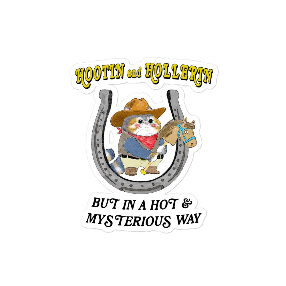 Hootin n Hollerin Bubble-free stickers