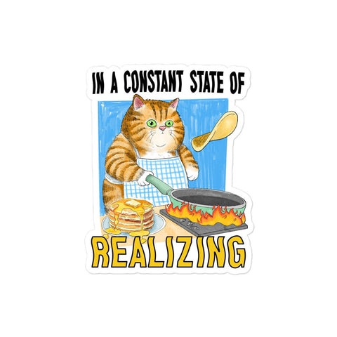 Realizing Bubble-free stickers