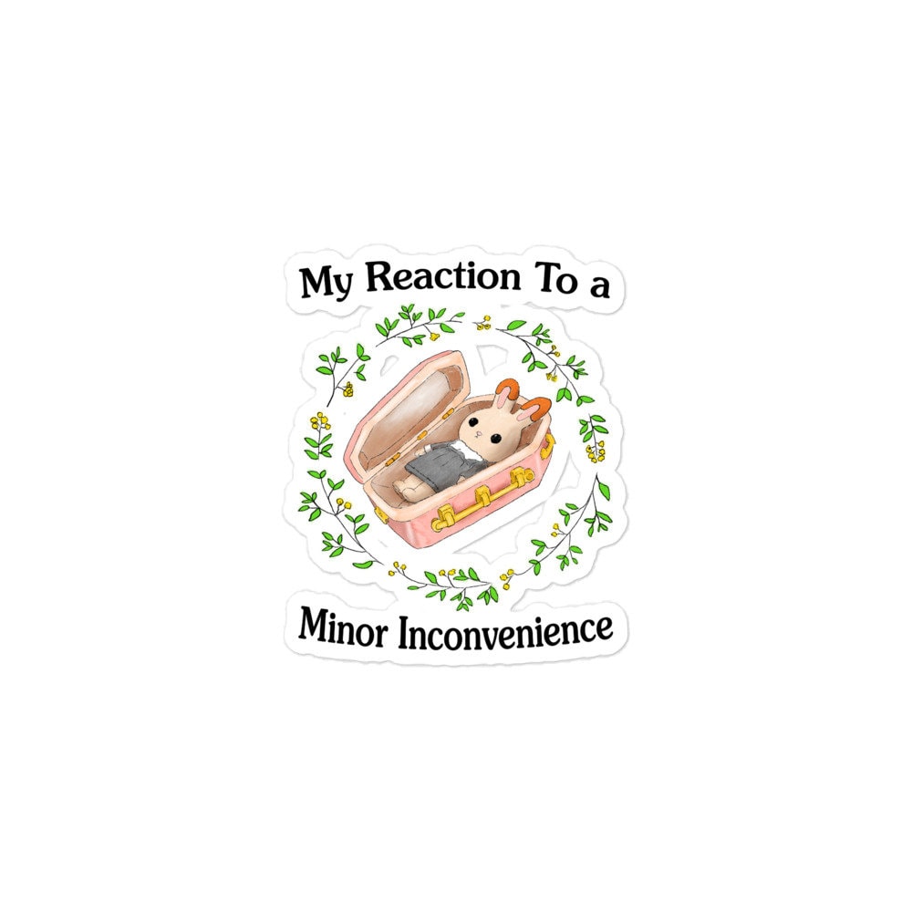 Minor inconvenience Bubble-free stickers