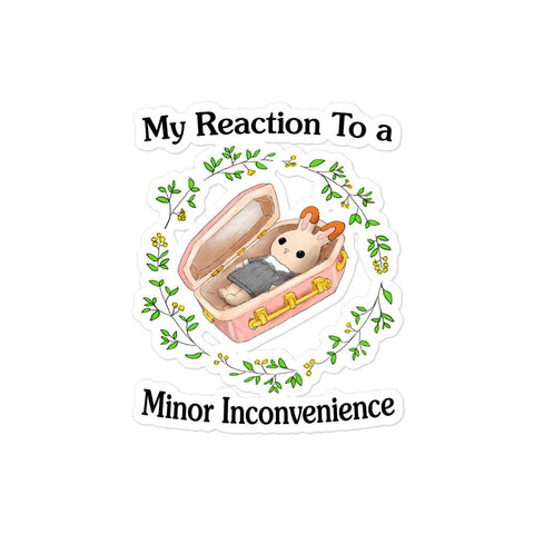 Minor inconvenience Bubble-free stickers