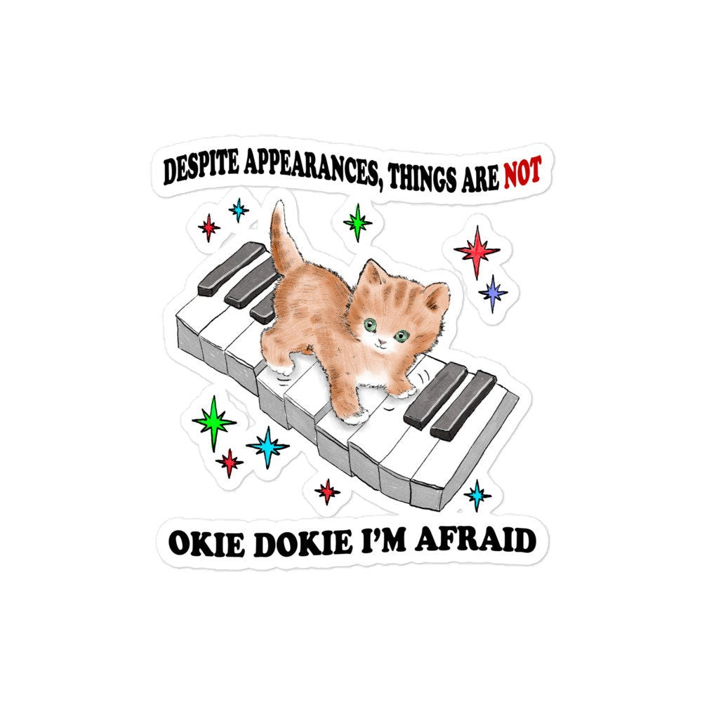 Not So Okie Dokie Bubble-free stickers