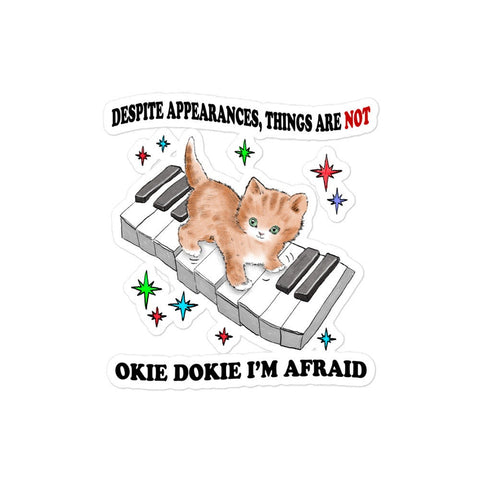 Not So Okie Dokie Bubble-free stickers