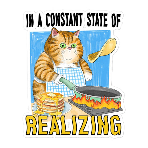 Realizing Bubble-free stickers