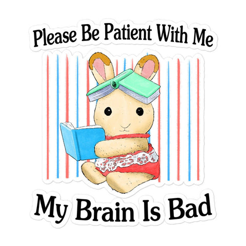 Bad Brain Bubble-free stickers