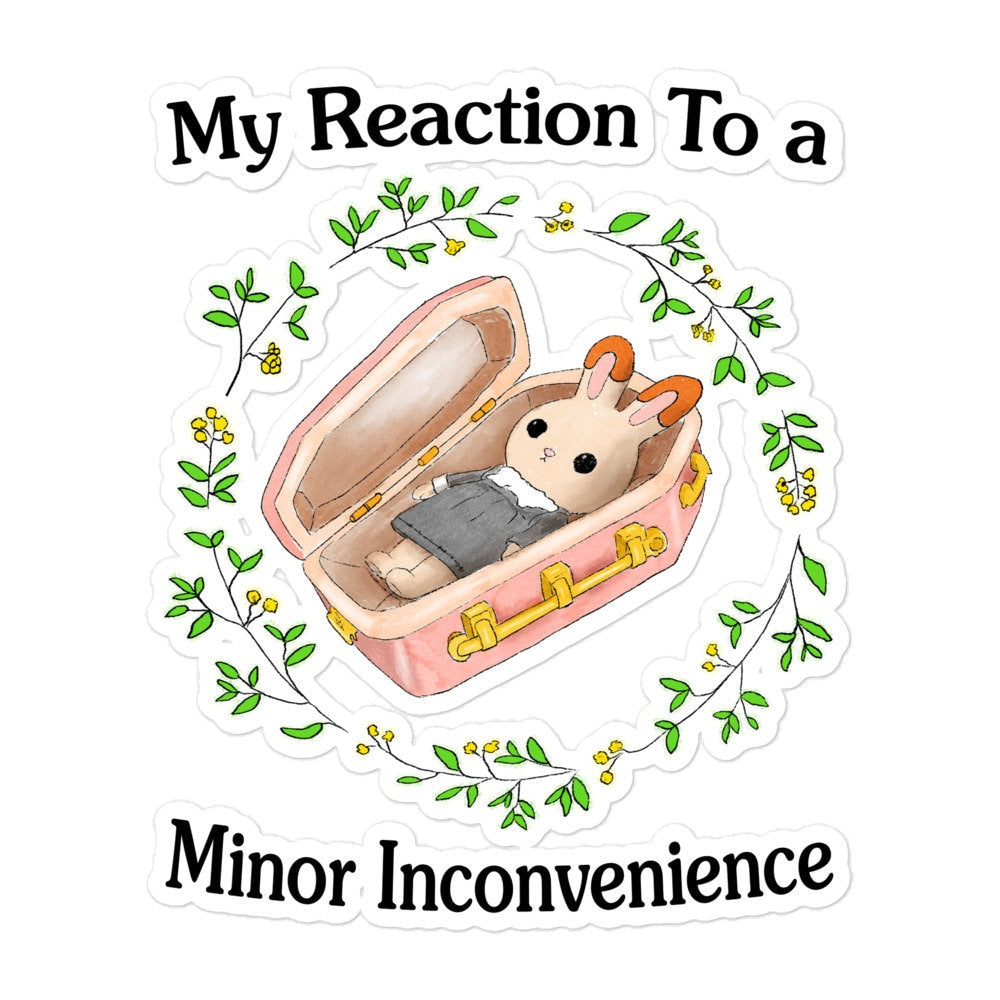 Minor inconvenience Bubble-free stickers