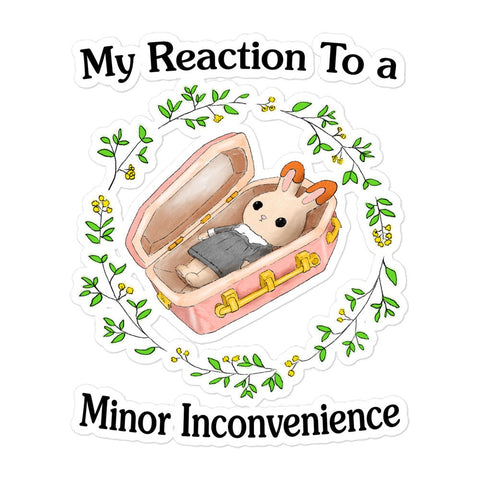Minor inconvenience Bubble-free stickers