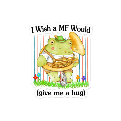 Give Hugs Bubble-free stickers