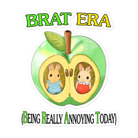Brat Era Bubble-free stickers