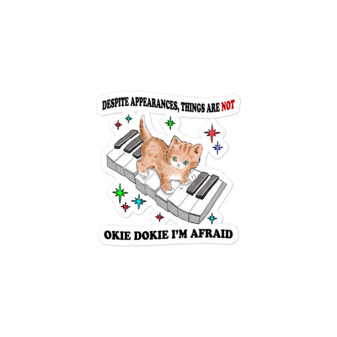 Not So Okie Dokie Bubble-free stickers
