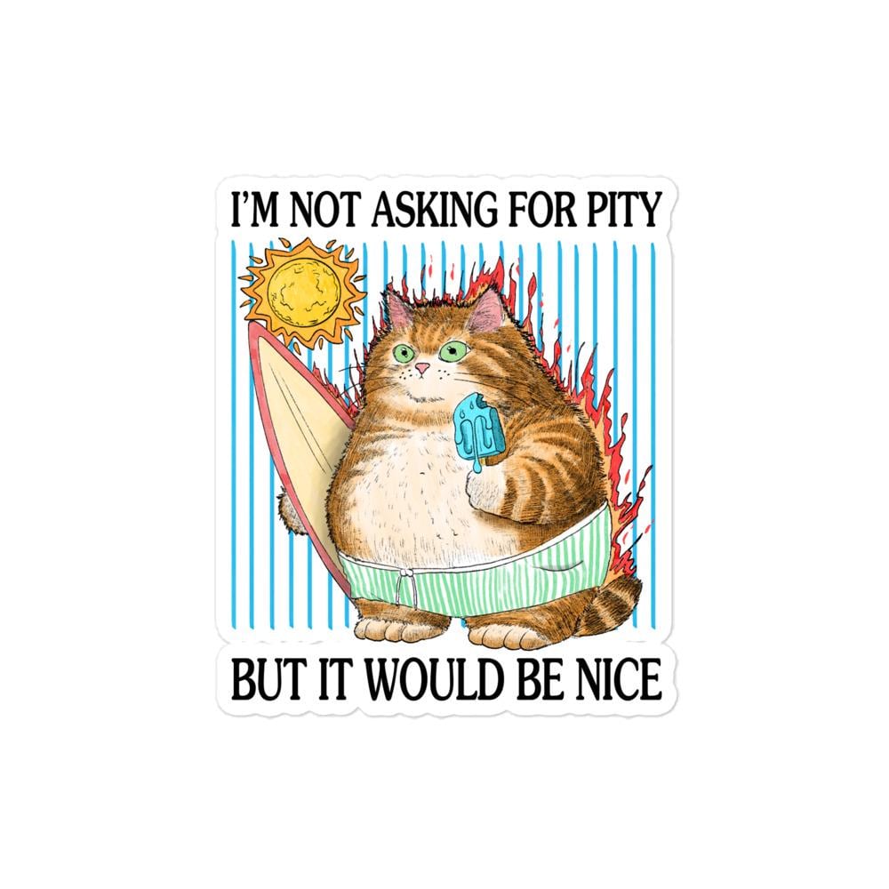 Pity Bubble-free stickers