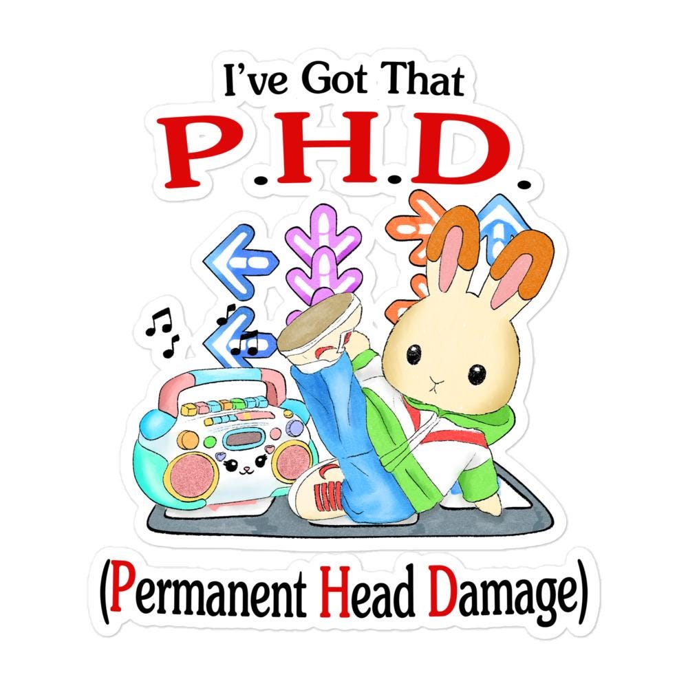 PHD Bubble-free stickers