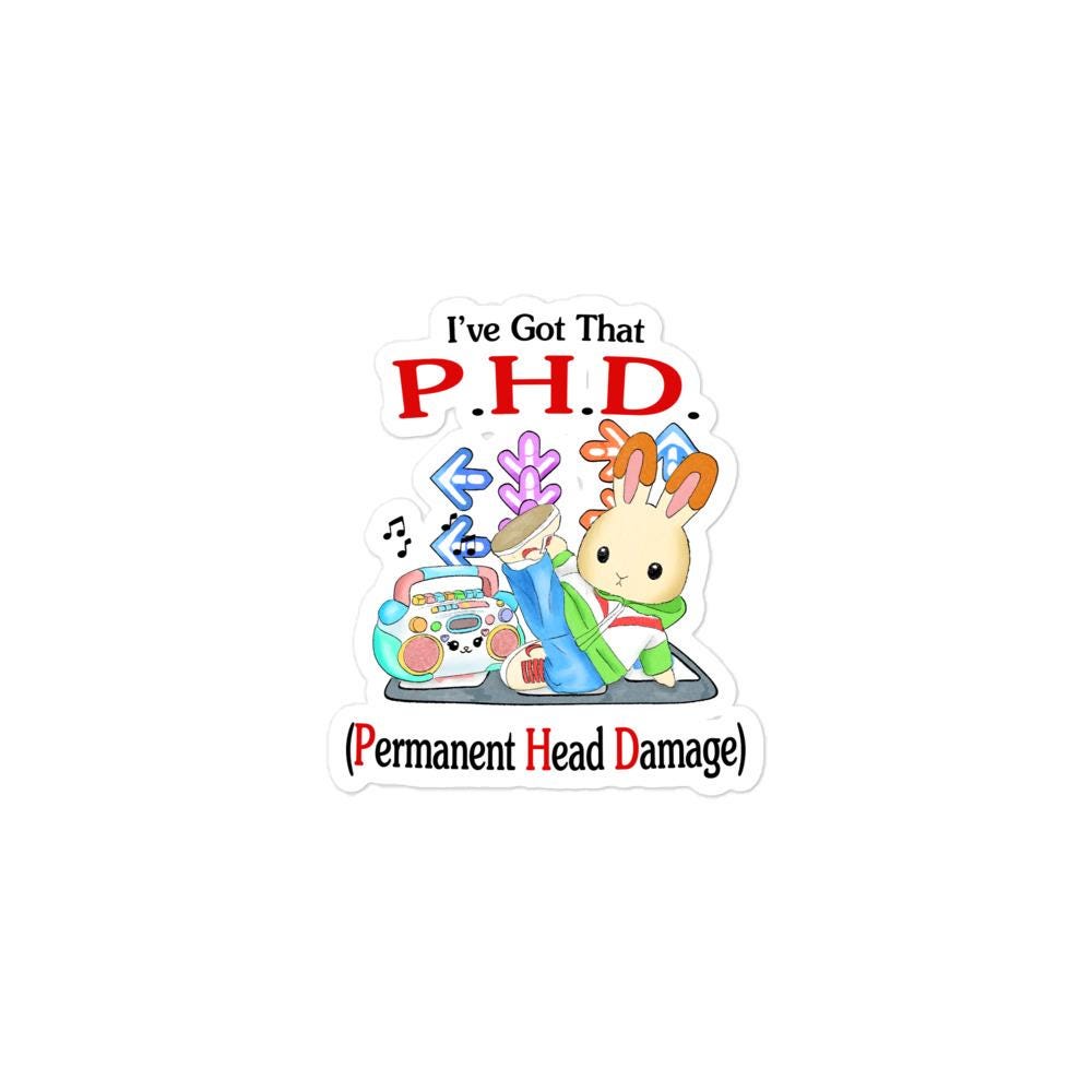 PHD Bubble-free stickers