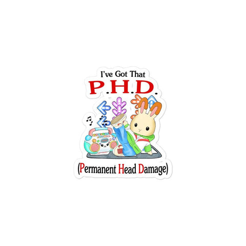 PHD Bubble-free stickers