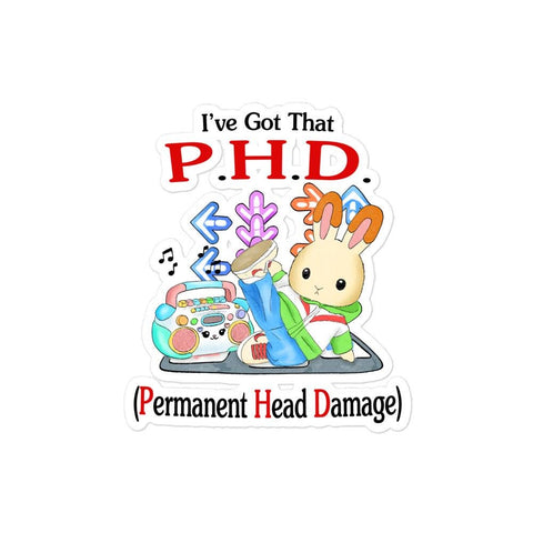 PHD Bubble-free stickers