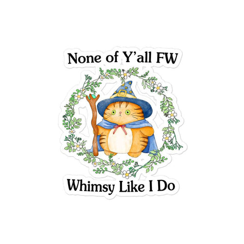 FW Whimsy Bubble-free stickers