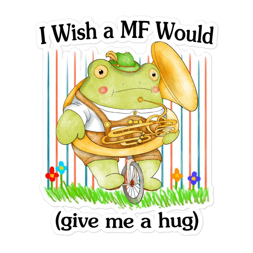 Give Hugs Bubble-free stickers
