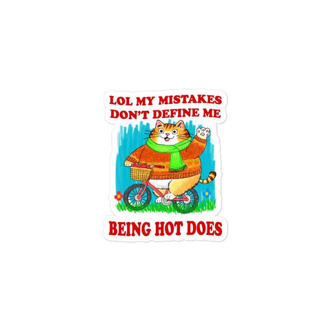 Being Hot Bubble-free stickers