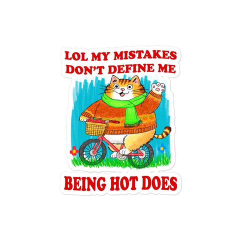Being Hot Bubble-free stickers
