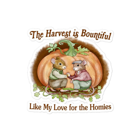 Bountiful Harvest Bubble-free stickers