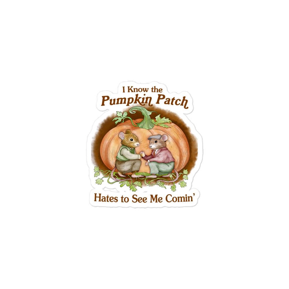 Pumpkin Patch Bubble-free stickers