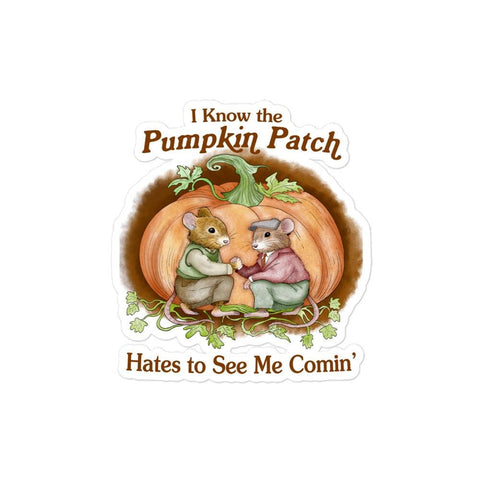 Pumpkin Patch Bubble-free stickers