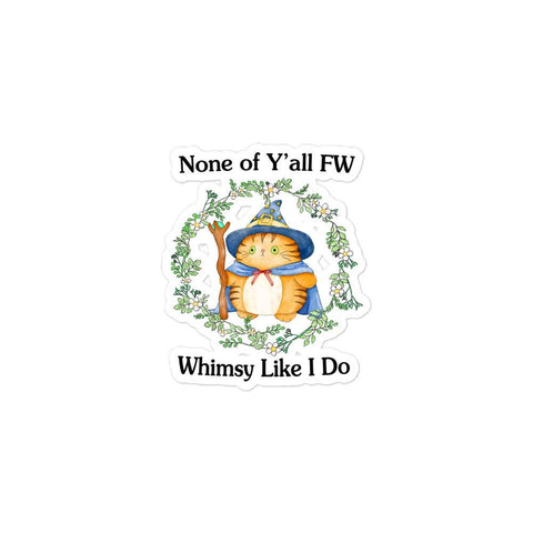 FW Whimsy Bubble-free stickers