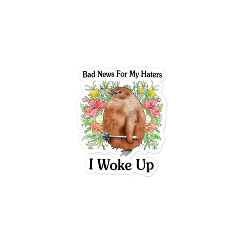 Bad News Bubble-free stickers