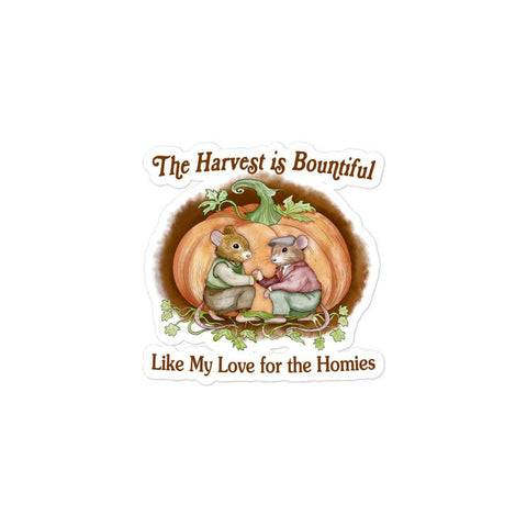 Bountiful Harvest Bubble-free stickers