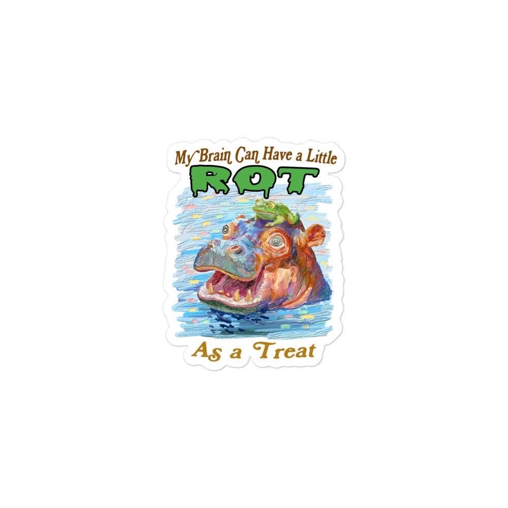 Brain Rot Bubble-free stickers