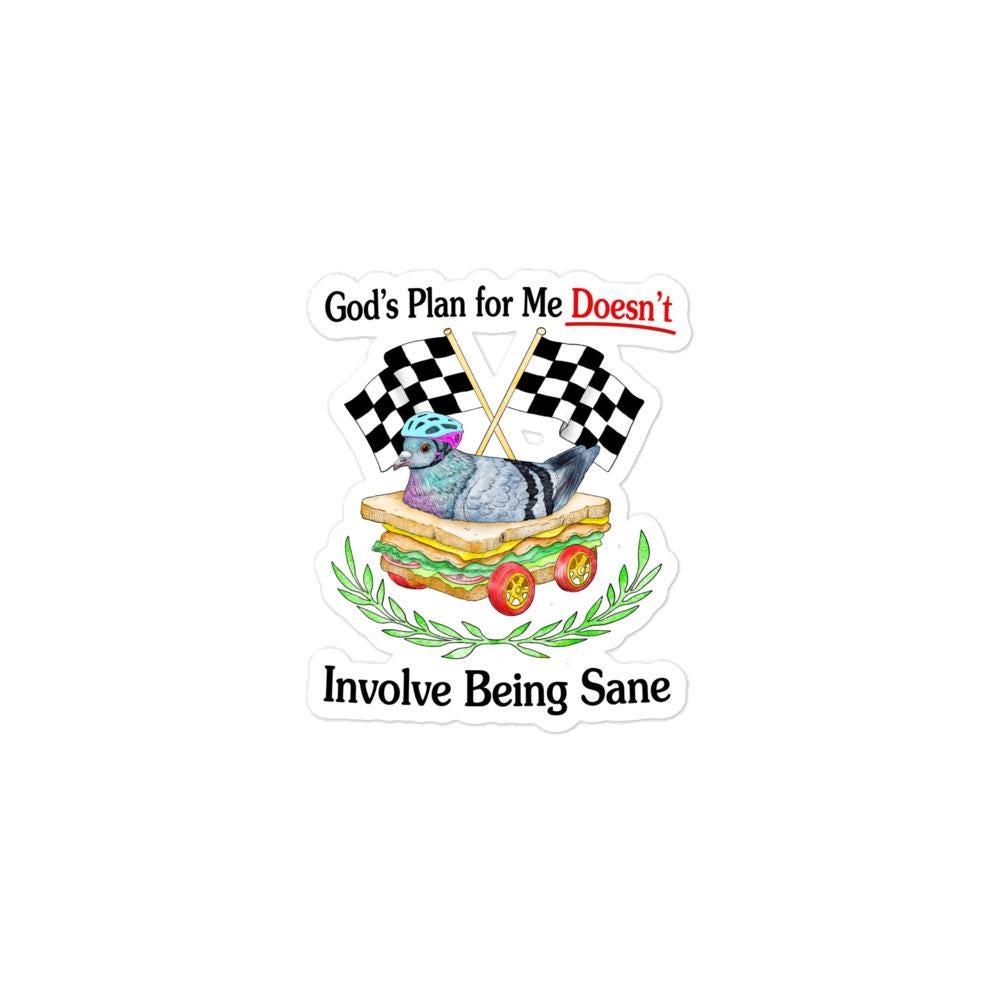Gods Plan Bubble-free stickers