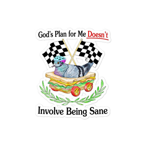 Gods Plan Bubble-free stickers