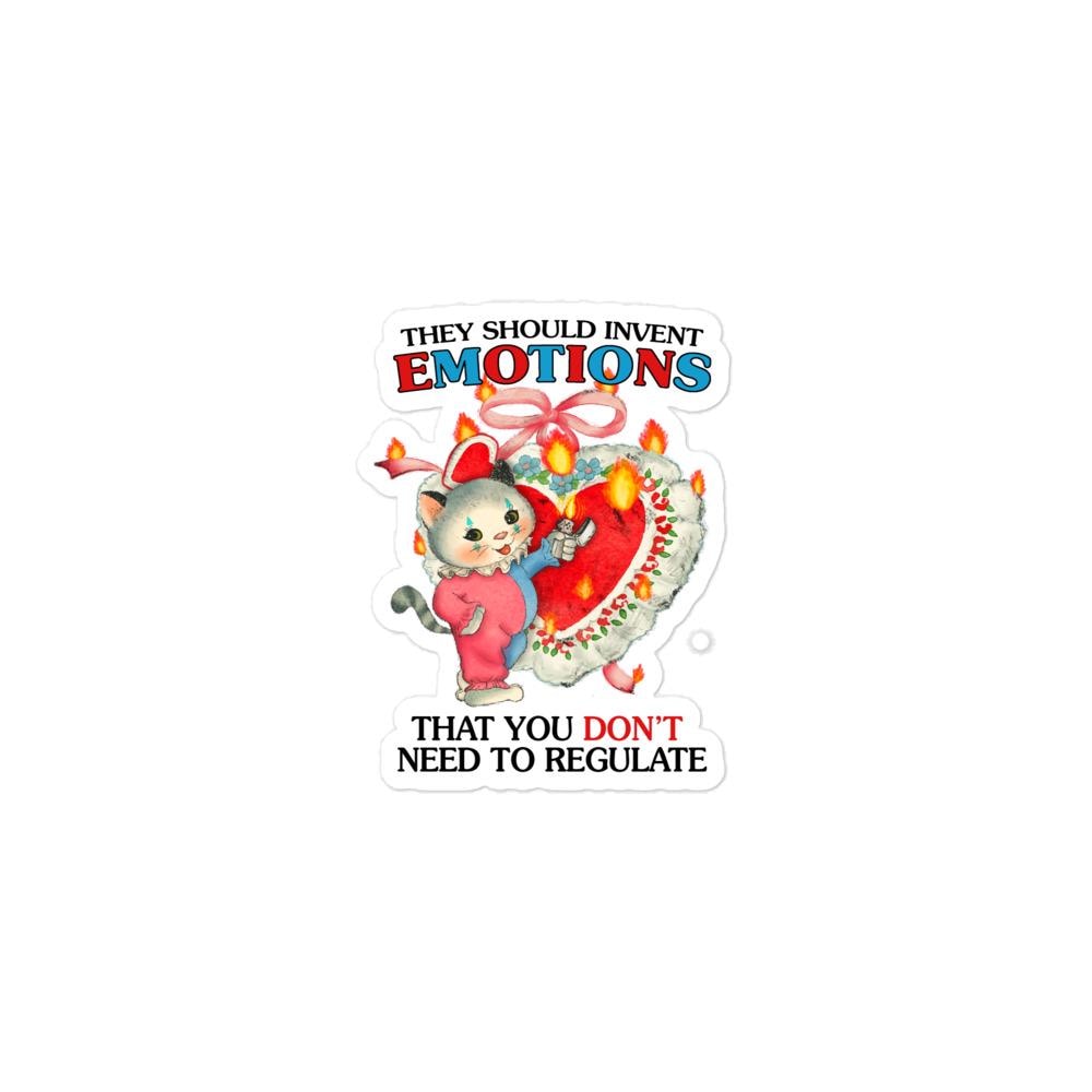 Regulate Emotions Bubble-free stickers