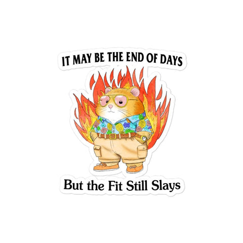 End of Days Slay Bubble-free stickers
